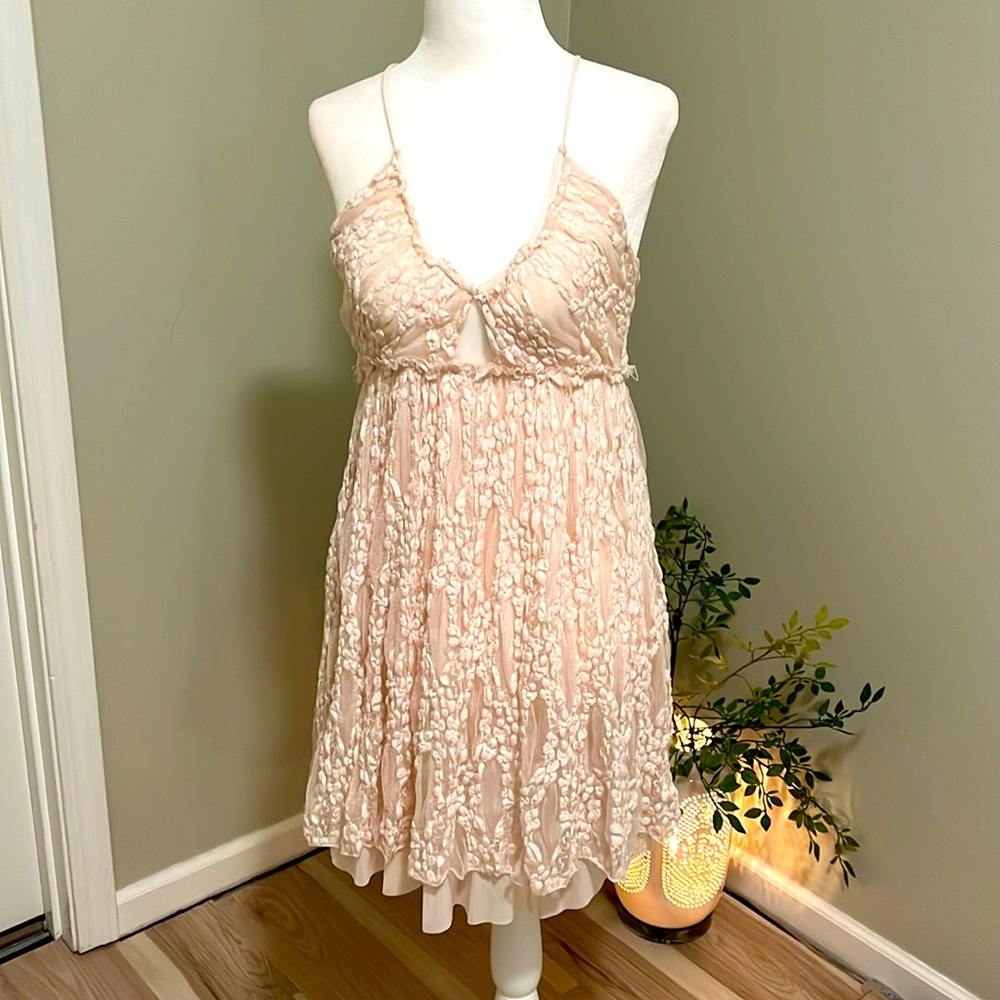 Beautiful Blush Intimately by Free People Dress EUC